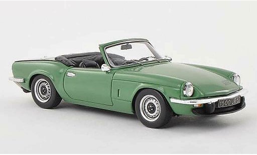 Triumph Spitfire Base 1/43 Spark 1500 verde LHD 1975 modellini auto