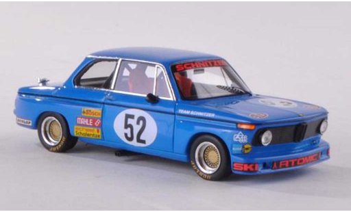 Bmw 2002 tii 1/43 Spark No.52 Atomic DRM 1974 W.May modellini auto