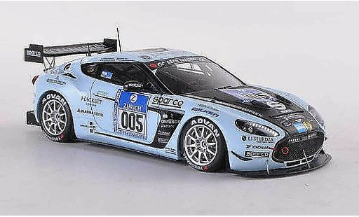 Aston Martin V12 Zagato coupe 1/43 Spark Zagato No.005 24h Nurburgring 2012 U.Bez/C.Porritt/W.Schuhbauer/R.Meaden modellini auto