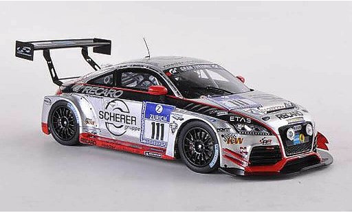 Audi TT rs 1/43 Spark No.111 Scherer 24h Nurburgring 2012 S.Landmann/C.Breuer/J.Wohlfarth/E.Deegener modellini auto