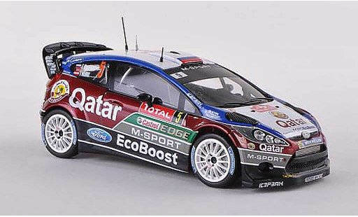 Ford Fiesta WRC 1/43 Spark No.5 Qatar Rally Monte Carlo 2013 E.Novikov/I.Minor modellini auto