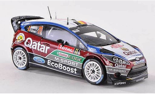 Ford Fiesta WRC 1/43 Spark No.11 M-Sport/Qatar Rally Monte Carlo 2013 T.Neuville/N.Gilsoul modellini auto