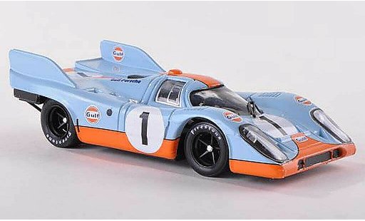 Porsche 917 1971 1/43 Brumm K No.1 Scuderia JWA-Gulf 1000km Monza Siffert/Bell modellini auto