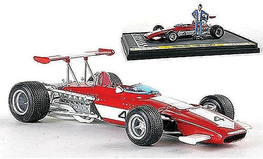 Ferrari 312 B 1/43 Brumm No.4 Lupin on the grid 1970 modellini auto