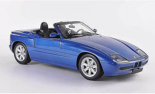 Bmw Z1 roadster 1/18 Minichamps blu 1988 modellini auto