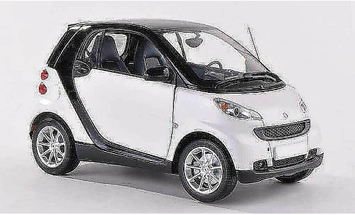 Smart ForTwo Coupe 1/18 Minichamps bianco/nero 2007 modellini auto