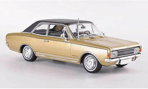 Opel Commodore A 1/43 Minichamps gold/nero 1966 modellini auto