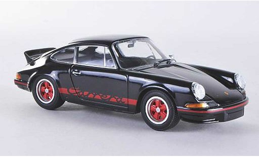 Porsche 911 RS 1/43 Minichamps Carrera 2.7 nero con roten strisce e Felgen 1972porsche_ porsche__ modellini auto