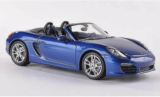 Porsche 718 S 1/43 Minichamps (981) blu 2012 modellini auto