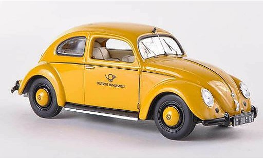Volkswagen Kafer Base 1/43 Minichamps 1200 Export Deutsche Bundespost 1951 modellini auto