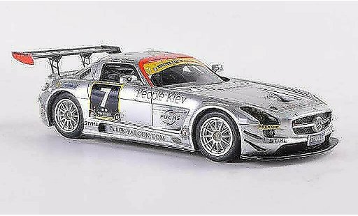 Mercedes SLS GT3 1/43 Minichamps AMG No.7 Team nero Falcon 24h Dubai 2011 Jager/Seyffarth/Heyer/Breslin modellini auto