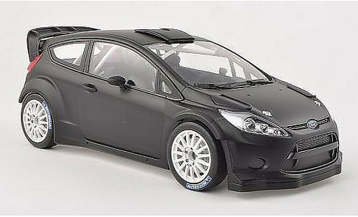 Ford Fiesta WRC 1/18 Minichamps nero Plain Body Version 2011 modellini auto