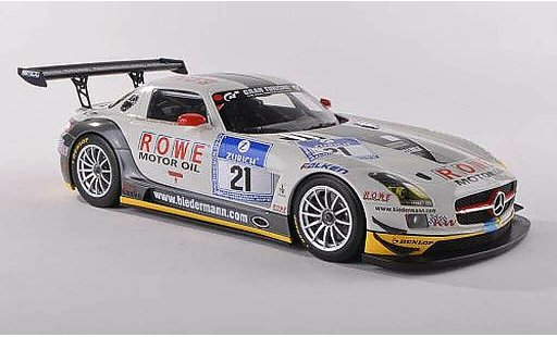 Mercedes SLS GT3 1/43 Minichamps AMG No.21 Rowe Racing 24h Nuerburgring 2012 Zehe/Hartung/Rehfeld/Bullitt modellini auto