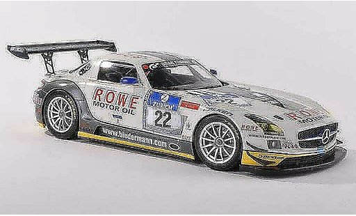 Mercedes SLS GT3 1/18 Minichamps AMG No.22 Rowe Racing 24h Nuerburgring 2012 Graf/Jager/Roloff/Seyffarth modellini auto