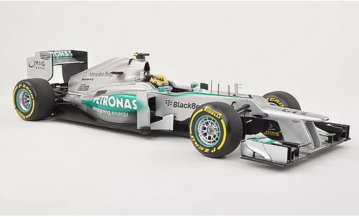 Mercedes F1 2013 1/18 Minichamps AMG Team No.10 Petronas Presentationsfahrzeug L.Hamilton modellini auto