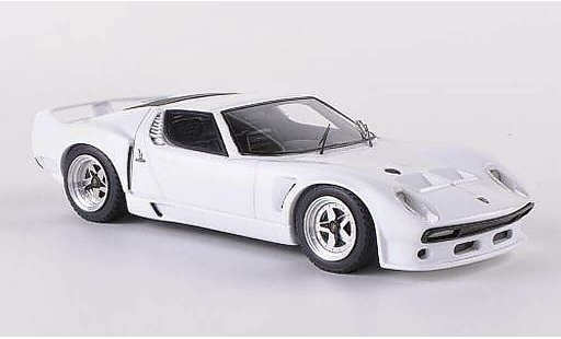 Lamborghini Miura SVJ 1/43 Look Smart Hard Top bianco 1966 modellini auto