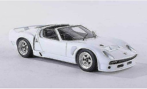 Lamborghini Miura SVJ 1/43 Look Smart Spyder bianco 1966 modellini auto