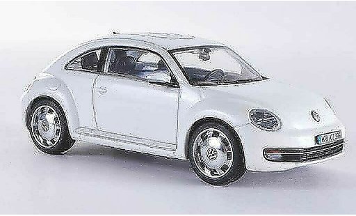 Volkswagen Beetle Base 1/43 Schuco bianco Wolfsburg 2011 modellini auto