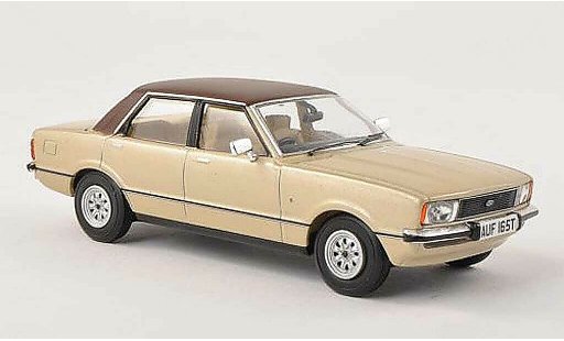 Ford Cortina Ghia 1/43 Vanguards MkIV 2.0 beige/lumineuses-brun RHD modellini auto