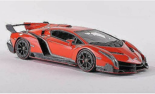 Lamborghini Veneno Coupe 1/18 Look Smart nero-l Autosalon Geneve 2013 modellini auto