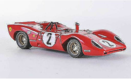 Ferrari 312 P 1/43 Best Spider Monza No.2 1969 Rodriguez/Schetty modellini auto