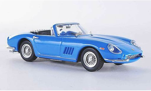 Ferrari 275 GTB/4 1/43 Best Spider blu Steve Mc Queen modellini auto