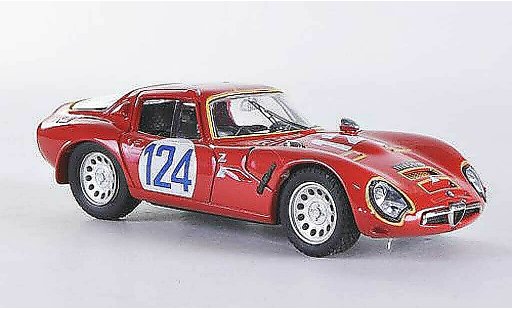 Alfa Romeo Giulia TZ2 1/43 Best Targa Florio No.124 1967 Sangri-la/Federico modellini auto