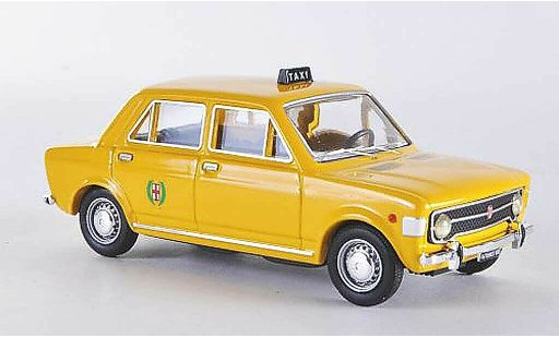 Fiat 128 Berlina 1/43 Rio 4 turig Taxi Giallo Milano 1971 modellini auto