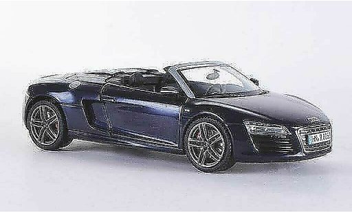 Audi R8 spyder 1/43 Schuco blu 2012 modellini auto