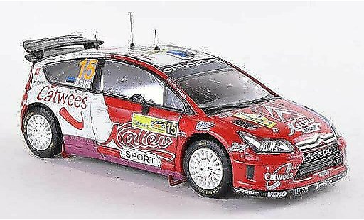 Citroen C4 WRC 1/43 IXO No.15 Kalev Sport Rally Griechenland 2008 U.Aava/K.Sikk modellini auto