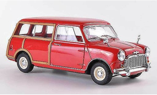 Austin Mini countryman 1/18 Kyosho Morris Morris Traveller rosso RHD modellini auto