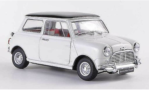Austin Mini cooper s 1/18 Kyosho MkI 1275S bianco/nero RHD modellini auto