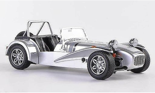 Caterham Super Seven roadster 1/18 Kyosho grigio/grigio/nero RHD modellini auto