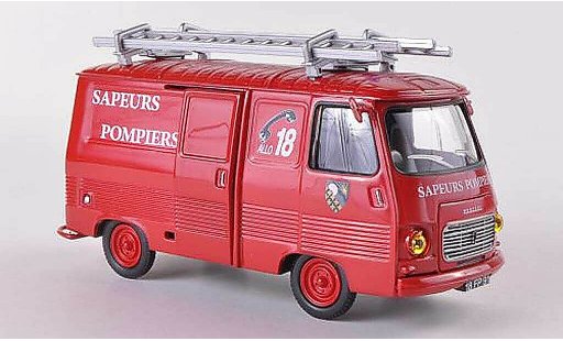 Peugeot J7 Base 1/43 Eligor V.T.U Vigili del fuoco de L'essonne modellini auto
