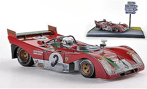 Ferrari 321 course 1/43 Brumm PB No.3 Targa Florio 1972 A.Merzario / S.Munari modellini auto