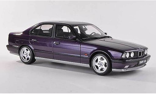 Bmw M5 berline 1/18 Ottomobile E34 porpora/grigio modellini auto