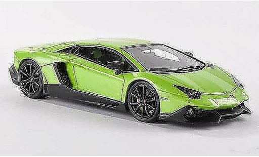 Lamborghini Aventador LP720-4 1/43 Look Smart 50e Anniversario verde/opaconero modellini auto