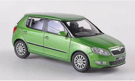 Skoda Fabia II 1/43 Abrex gun Facelift 2010 modellini auto