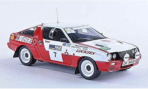 Mitsubishi Starion Base 1/43 Reve Collection 4WD No.7 Lucky Strike Hong Kong-Beijing Rally 1986 D.S.Chau/A.Iu modellini auto