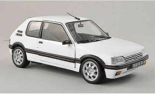 Peugeot 205 GTI 1/18 Norev bianco 1991 modellini auto