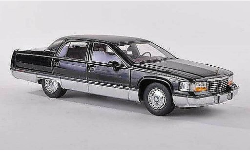 Cadillac Fleetwood Brougham 1/43 American Excellence nero/lumineuses-nero limitee edition 300 piece 1994 modellini auto