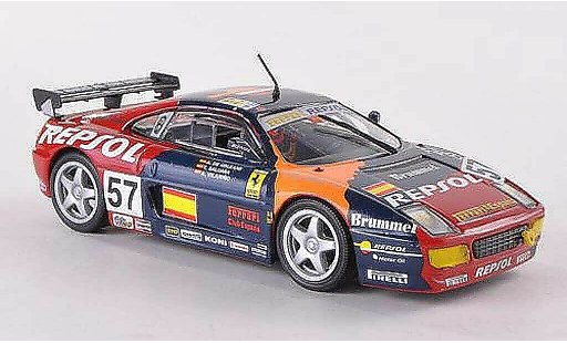 Ferrari 348 GT Competizione 1/43 Ferrari Racing Collection No.57 T.Saldana/A.Villarino/A.de Orleans-Borbon 24h Le Mans 1994 modellini auto