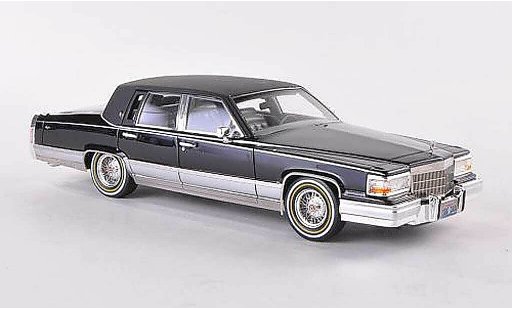 Cadillac Brougham Sedan 1/43 GLM opaco nero 1991 modellini auto