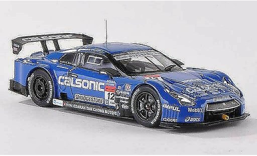 Nissan Skyline R35 1/43 Ebbro GT-R No.12 Calsonic Impul Super GT500 2013 T.Matsuda/J.P.Oliveira modellini auto