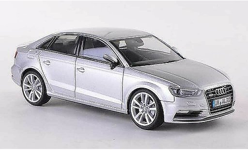 Audi A3 berline 1/43 Herpa Berlina grigio 2013 modellini auto