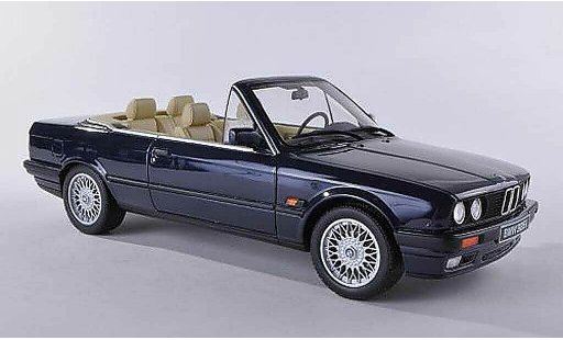 Bmw 325 Cabriolet 1/18 Ottomobile E30 i (E30) nero-blu modellini auto