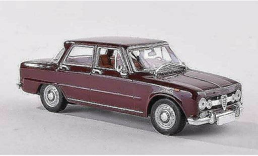Alfa Romeo Giulia Super 1/43 Minichamps nero-rosso 1970 modellini auto