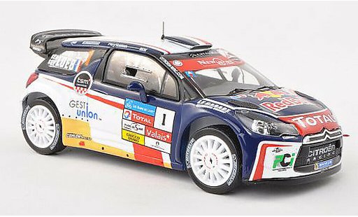 DS Automobiles DS3 WRC 2013 1/43 IXO No.1 Rally Du Chablais S.Loeb modellini auto