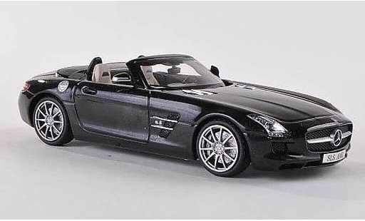 Mercedes SLS Roadster 1/43 Schuco AMG nero modellini auto