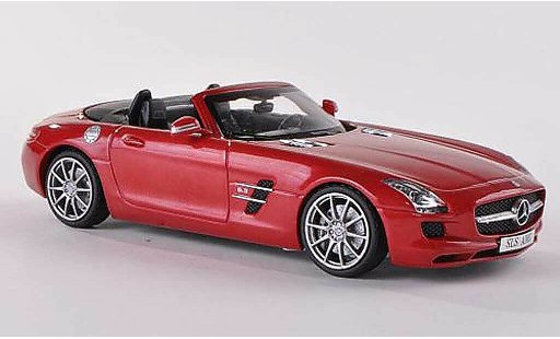 Mercedes SLS Roadster 1/43 Schuco AMG rosso modellini auto